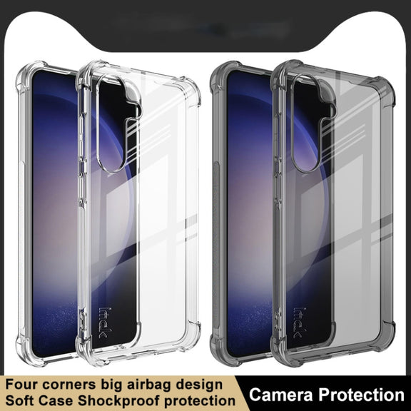 For Samsung Galaxy S24+ 5G imak Shockproof Airbag TPU Phone Case(Transparent)
