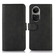 For OPPO Reno10 / Reno10 Pro Global Cow Texture Flip Leather Phone Case(Black) - OPPO Cases by PMC TechLife | Online Shopping South Africa | PMC TechLife | Buy Now Pay Later Mobicred