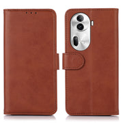 For OPPO Reno11 5G Pro Global Cow Texture Flip Leather Phone Case(Brown)