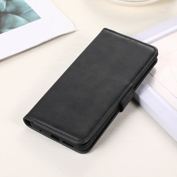 For Realme C67 4G Cow Texture Flip Leather Phone Case(Black)