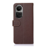 For OPPO Reno10 / Reno10 Pro Global KHAZNEH Litchi Texture Leather RFID Phone Case(Brown)