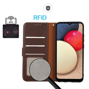 For OPPO Find X7 KHAZNEH Litchi Texture Leather RFID Phone Case(Brown)
