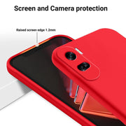 For Honor 90 Lite / X50i Pure Color Liquid Silicone Shockproof Phone Case(Red)