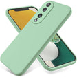 For Honor 90 Pure Color Liquid Silicone Shockproof Phone Case(Green) - Honor Cases by PMC TechLife | Online Shopping South Africa | PMC TechLife | Buy Now Pay Later Mobicred