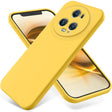 For Honor Magic5 Pro Solid Color Liquid Silicone Dropproof Full Coverage Phone Case(Yellow) - Honor Cases by PMC TechLife | Online Shopping South Africa | PMC TechLife | Buy Now Pay Later Mobicred