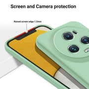 For Honor Magic5 Pro Pure Color Liquid Silicone Shockproof Phone Case(Green)