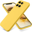 For Honor X6a Pure Color Liquid Silicone Shockproof Phone Case(Yellow) - Honor Cases by PMC TechLife | Online Shopping South Africa | PMC TechLife | Buy Now Pay Later Mobicred