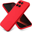 For Honor X6a Pure Color Liquid Silicone Shockproof Phone Case(Red) - Honor Cases by PMC TechLife | Online Shopping South Africa | PMC TechLife | Buy Now Pay Later Mobicred