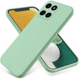 For Honor X6a Pure Color Liquid Silicone Shockproof Phone Case(Green) - Honor Cases by PMC TechLife | Online Shopping South Africa | PMC TechLife