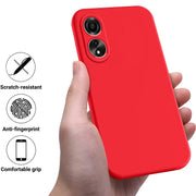 For Honor X5 Plus Solid Color Liquid Silicone Dropproof Full Coverage Phone Case(Red)