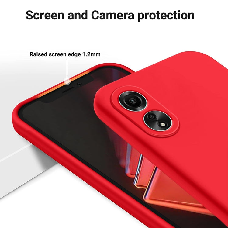 For Honor X5 Plus Solid Color Liquid Silicone Dropproof Full Coverage Phone Case(Red)