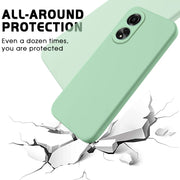 For Honor X5 Plus Solid Color Liquid Silicone Dropproof Full Coverage Phone Case(Green)