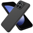 For Honor X8b Solid Color Liquid Silicone Dropproof Full Coverage Phone Case(Black) - Honor Cases by PMC TechLife | Online Shopping South Africa | PMC TechLife | Buy Now Pay Later Mobicred