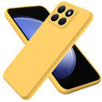 For Honor X8b Pure Color Liquid Silicone Shockproof Phone Case(Yellow) - Honor Cases by PMC TechLife | Online Shopping South Africa | PMC TechLife | Buy Now Pay Later Mobicred