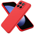 For Honor X8b Pure Color Liquid Silicone Shockproof Phone Case(Red) - Honor Cases by PMC TechLife | Online Shopping South Africa | PMC TechLife | Buy Now Pay Later Mobicred