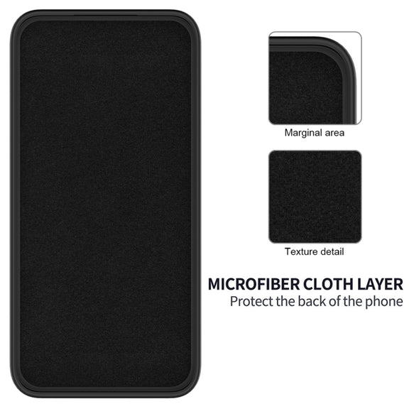 For Honor Magic6 Pro Pure Color Liquid Silicone Shockproof Phone Case(Black)