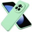 For Honor Magic6 Pro Pure Color Liquid Silicone Shockproof Phone Case(Green) - Honor Cases by PMC TechLife | Online Shopping South Africa | PMC TechLife | Buy Now Pay Later Mobicred