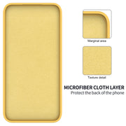 For Honor Magic6 Pure Color Liquid Silicone Shockproof Phone Case(Yellow)