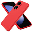 For Honor 90 Smart Solid Color Liquid Silicone Dropproof Full Coverage Phone Case(Red) - Honor Cases by PMC TechLife | Online Shopping South Africa | PMC TechLife | Buy Now Pay Later Mobicred