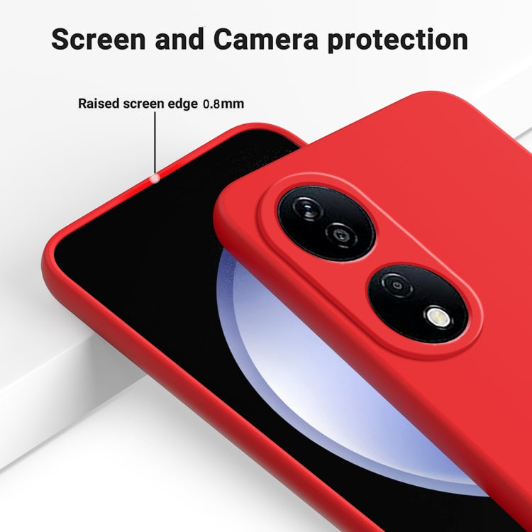 For Honor 90 Smart Solid Color Liquid Silicone Dropproof Full Coverage Phone Case(Red)
