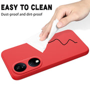 For Honor 90 Smart Solid Color Liquid Silicone Dropproof Full Coverage Phone Case(Red)