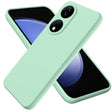 For Honor 90 Smart Pure Color Liquid Silicone Shockproof Phone Case(Green) - Honor Cases by PMC TechLife | Online Shopping South Africa | PMC TechLife | Buy Now Pay Later Mobicred