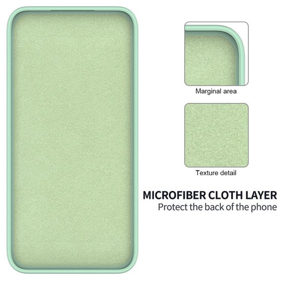 For Honor 90 Smart Pure Color Liquid Silicone Shockproof Phone Case(Green)