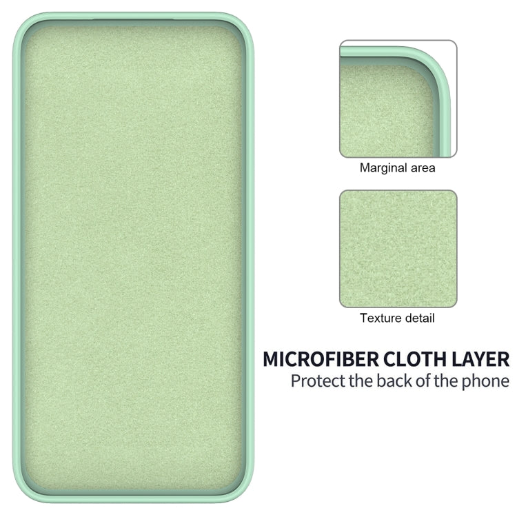 For Honor 90 Smart Pure Color Liquid Silicone Shockproof Phone Case(Green)