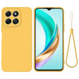 For Honor X6b 4G Solid Color Liquid Silicone Dropproof Full Coverage Phone Case(Yellow) - free shipping - PMC TechLife - Order now!