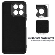 For Honor 200 Smart Solid Color Liquid Silicone Dropproof Full Coverage Phone Case(Black)