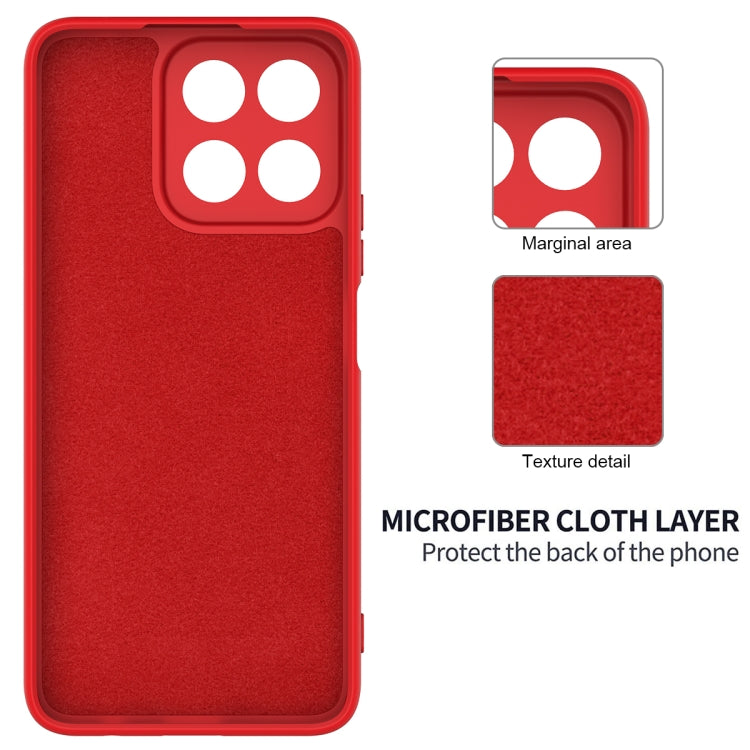 For Honor 200 Smart Solid Color Liquid Silicone Dropproof Full Coverage Phone Case(Red)