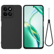For Honor X7c / Play 200 Plus Solid Color Liquid Silicone Dropproof Full Coverage Phone Case(Black) - free shipping - PMC TechLife - Order now!