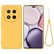 For Honor X9c / X60 Pro 5G Solid Color Liquid Silicone Dropproof Full Coverage Phone Case(Yellow) - free shipping - PMC TechLife - Order now!