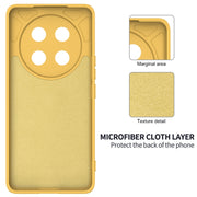 For Honor X9c / X60 Pro 5G Solid Color Liquid Silicone Dropproof Full Coverage Phone Case(Yellow)