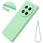 For Honor X9c / X60 Pro 5G Solid Color Liquid Silicone Dropproof Full Coverage Phone Case(Green)