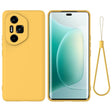 For Honor 300 Ultra / 300 Pro Solid Color Liquid Silicone Dropproof Full Coverage Phone Case(Yellow) - free shipping - PMC TechLife - Order now!