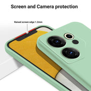 For Tecno Camon 20 Premier Solid Color Liquid Silicone Dropproof Full Coverage Phone Case(Green)