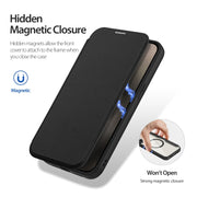 For iPhone 15 Pro Max DUX DUCIS Skin X Pro Series Magsafe PC + TPU Phone Leather Case(Black)