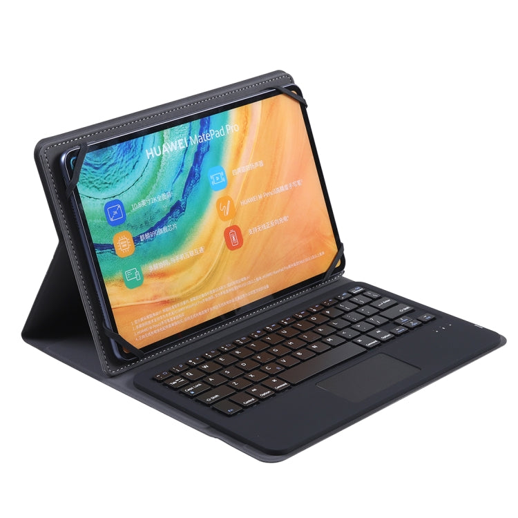 TH10-D For Android & Apple & Windows System 9-10 inch Universal Detachable Touch Bluetooth Keyboard Tablet Case with Stand(Black)
