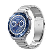 22mm Three Strains Jump Buckle Titanium Metal Watch Band(Silver) - Watch Bands by PMC TechLife | Online Shopping South Africa | PMC TechLife