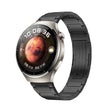 22mm Three Strains Uplift HW Buckle Titanium Metal Watch Band(Black) - Watch Bands by PMC TechLife | Online Shopping South Africa | PMC TechLife