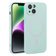 For iPhone 15 Liquid Silicone Magsafe Phone Case(Light Cyan) - free shipping - PMC TechLife - Order now!