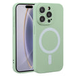 For iPhone 16 Pro Max Liquid Silicone Magsafe Phone Case(Green) - iPhone 16 Pro Max Cases by PMC TechLife | Online Shopping South Africa | PMC TechLife | Buy Now Pay Later Mobicred
