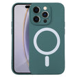 For iPhone 16 Pro Liquid Silicone Magsafe Phone Case(Dark Green) - iPhone 16 Pro Cases by PMC TechLife | Online Shopping South Africa | PMC TechLife | Buy Now Pay Later Mobicred