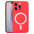 For iPhone 16 Pro Liquid Silicone Magsafe Phone Case(Red) - iPhone 16 Pro Cases by PMC TechLife | Online Shopping South Africa | PMC TechLife | Buy Now Pay Later Mobicred