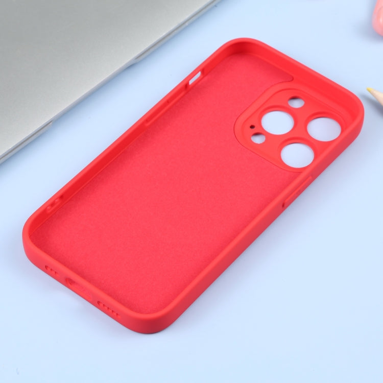 For iPhone 16 Pro Liquid Silicone Magsafe Phone Case(Red)