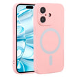 For iPhone 16 Plus Liquid Silicone Magsafe Phone Case(Pink) - iPhone 16 Plus Cases by PMC TechLife | Online Shopping South Africa | PMC TechLife | Buy Now Pay Later Mobicred