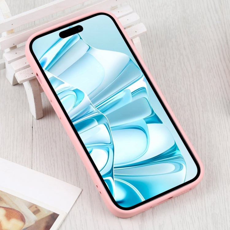 For iPhone 16 Plus Liquid Silicone Magsafe Phone Case(Pink)