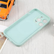 For iPhone 16 Plus Liquid Silicone Magsafe Phone Case(Light Cyan)