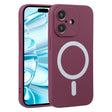 For iPhone 16 Plus Liquid Silicone Magsafe Phone Case(Wine Red) - free shipping - PMC TechLife - Order now!